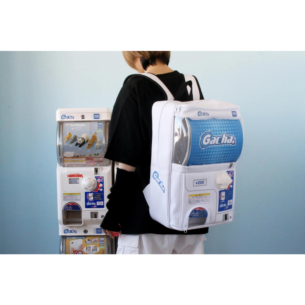全家樂玩具-TAKARA TOMY Showy Gacha轉蛋機造型背包  (容量約22L)