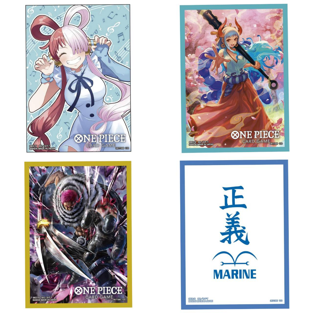 頂溪豬豬😊海賊王 航海王TCG ONE PIECE 官方卡套 美音 正義 大和 夏洛特・卡塔克利 卡塔庫栗 卡二