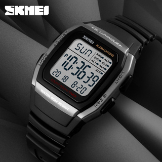 優品🔥 SKMEI/時刻美1278 戶外運動鬧鐘防水電子錶 多功能雙時間學生手錶 電子手錶 學生錶 運動手錶 男錶