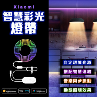 Xiaomi 智慧彩光燈帶 現貨 當天出貨 小米 房間氣氛燈 氣氛燈條 幻彩燈條 流水燈條 氛圍燈 動態照明