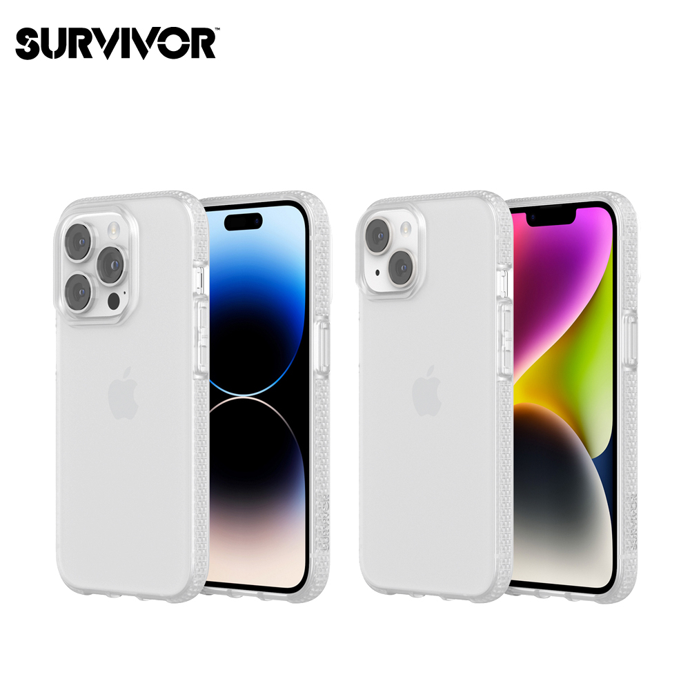 Griffin iPhone 14 系列 Survivor Clear 透明軍規防摔保護殼