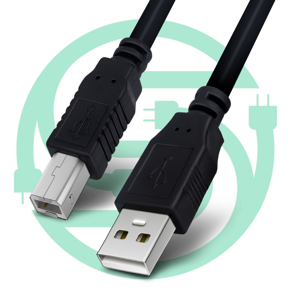 台灣公司貨 TYPE-B 印表機傳輸線 印表機線 傳輸線 連接線 USB 2.0 抗干擾磁環 影印機 事務機
