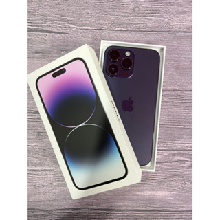 [現貨優惠]二手iPhone 14 Pro Max 128G 紫 保固2024/06 台中無卡分期 現金分期 學生/軍人