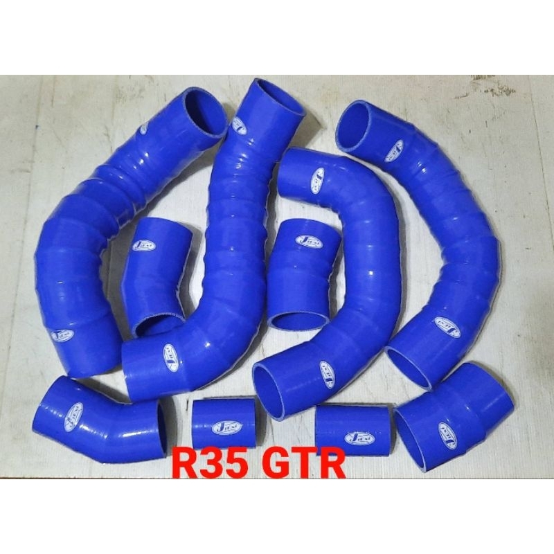 高品質矽膠～NISSAN R35 GTR強化鋼絲包覆渦輪管／送鐵束