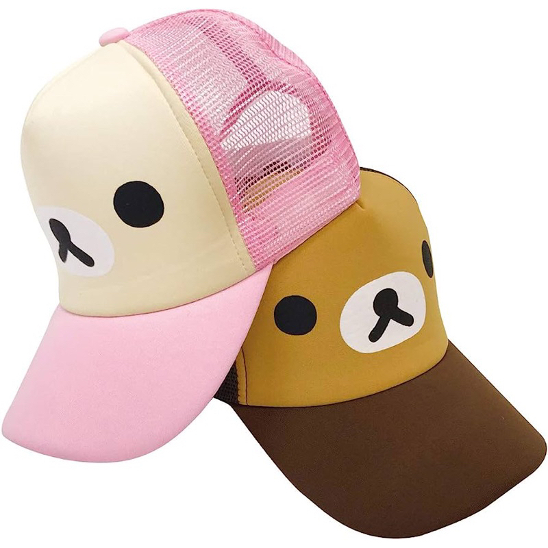 &lt;蜜絲珼兒&gt; 現貨🔥 日本正版 拉拉熊 懶熊 懶妹 鴨舌帽 棒球帽 帽子 遮陽 防曬 搭配 配件 網眼 透氣