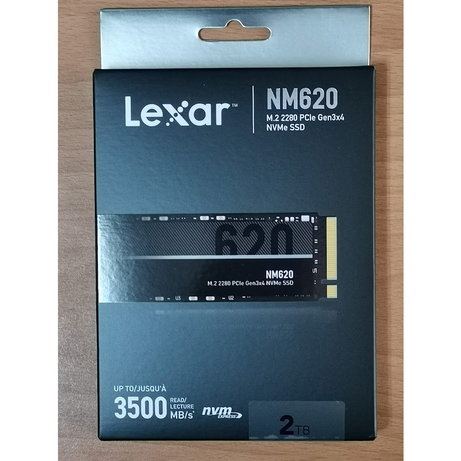 Lexar 雷克沙 NM620 M.2 2280 PCIe Gen3x4 NVMe 2TB 固態硬碟