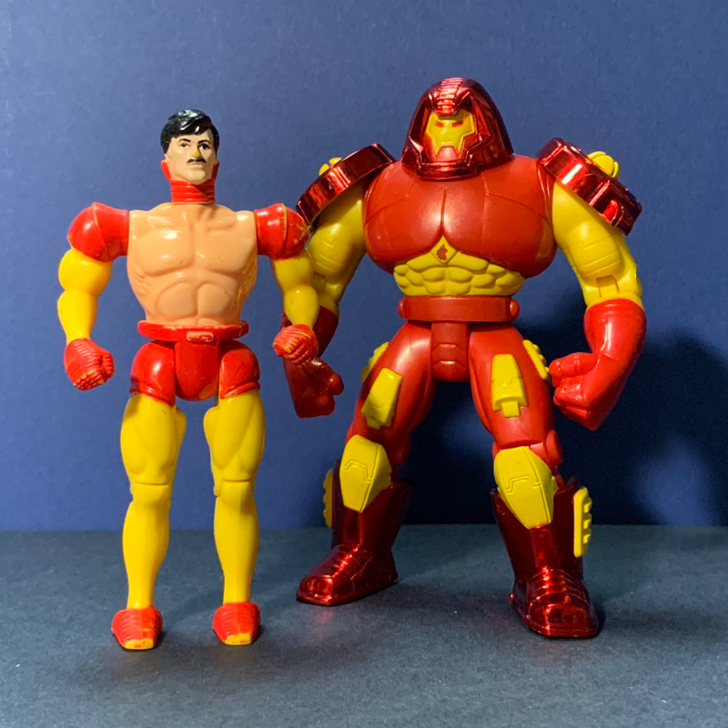 1995 Marvel 鋼鐵人 鋼鐵浩克 東尼史塔克 toybiz TOY BIZ 兩隻合售