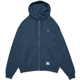 UNDER PEACE - 21AW BASIC / ZIP UP HOODED 白標 連帽外套 (深藍色) 化學原宿