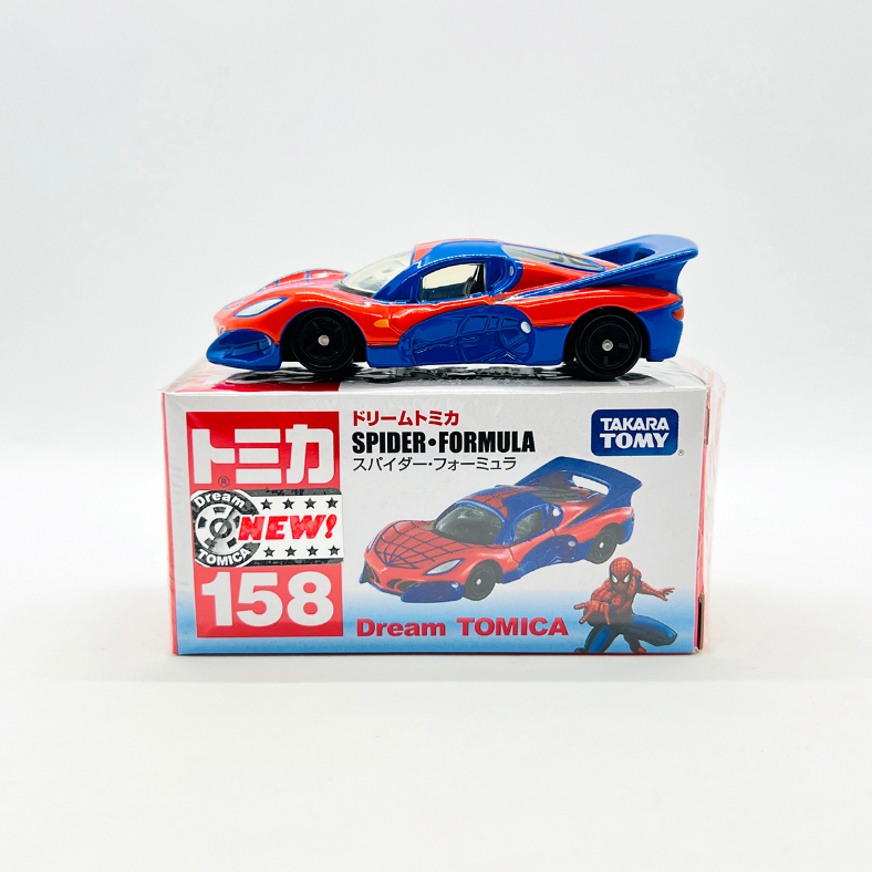 【現貨】TOMICA Dream 多美小汽車 NO.158 蜘蛛人跑車 Spider Formula 新車貼 拆封品