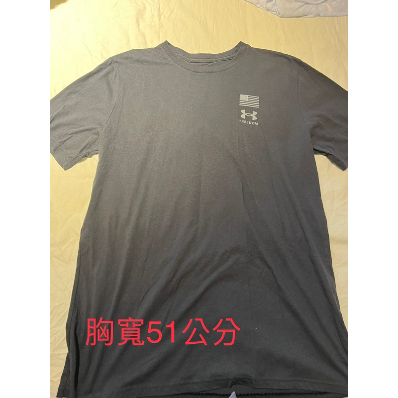 UA under armour 黑色上衣 二手衣服 胸寬51公分