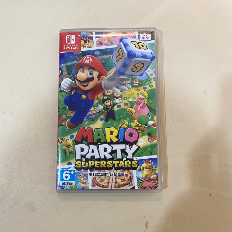 Switch 瑪利歐派對 超級巨星 二手 遊戲片 中文封面 Mario party superstars