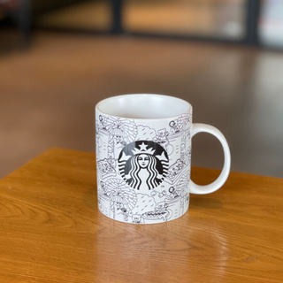 Starbucks官方正品！星巴克杯子塗鴉咖啡責任款473ml馬克杯咖啡杯果汁珍奶茶奶昔茶水杯