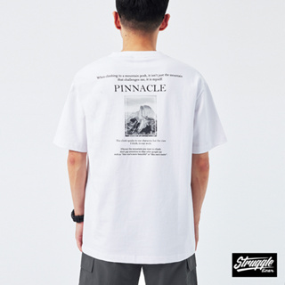 【Struggle Gear】PINNACLE印花短TEE「白色」M~2XL｜官方旗艦店82318