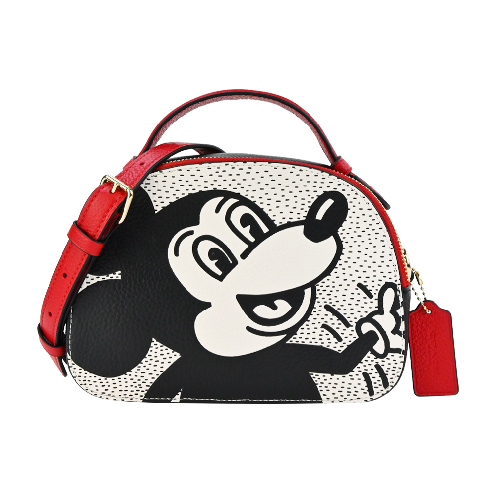 COACH Disney Mickey Mouse X Keith Haring聯名雙層兩用包｜JS Maxx官方旗艦館