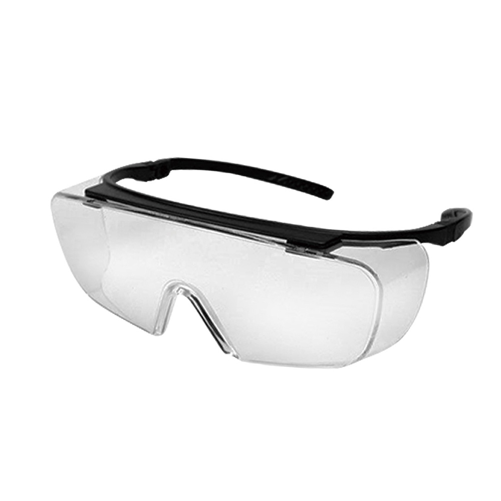 【Panrico 百利世】眼鏡型安全護目鏡 透明護目鏡 防塵 防飛沫 可配戴眼鏡使用 台灣製 商品檢驗標識 M3E923