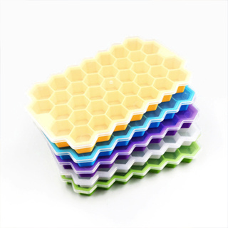 『熊愛貝百貨』37格冰塊矽膠蜂巢式六角製冰盒