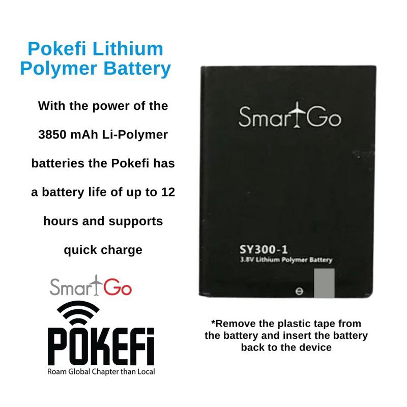 現貨SmartGo  Pokefi 原廠電池