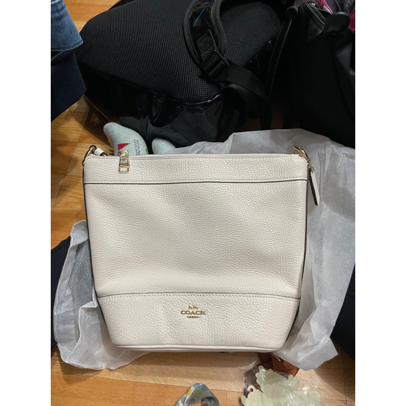 全新正品 coach 流浪包 白色現貨