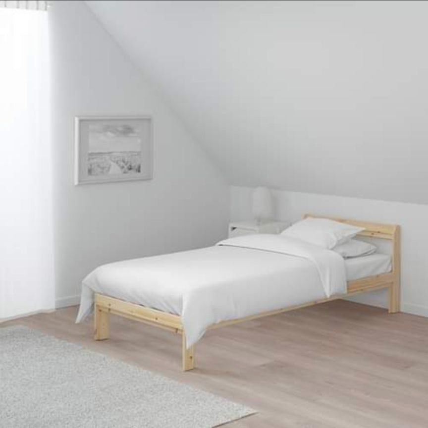 二手 IKEA NEIDEN 單人床墊床架 | 需自取 | 附床單 | 乾淨無異味