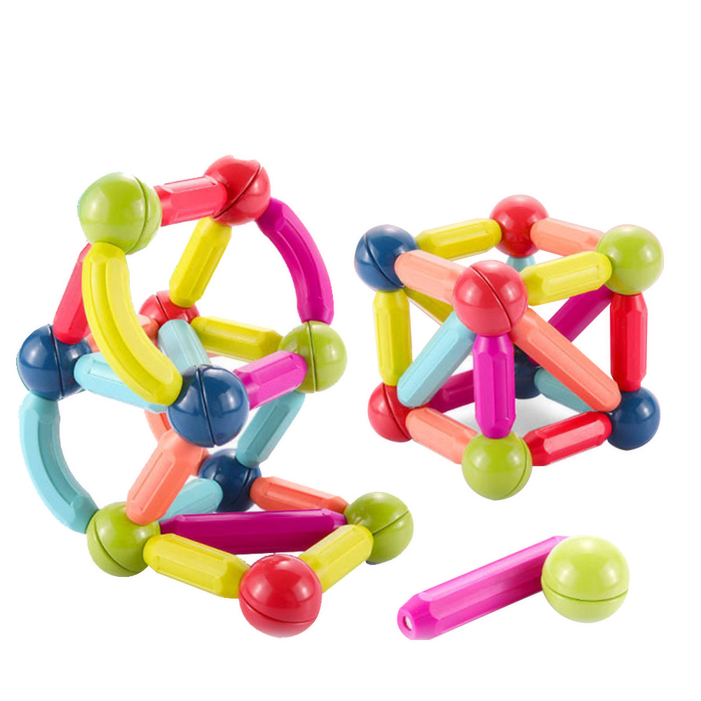【Hi-toys】益智3D立體百變磁力棒積木42pcs