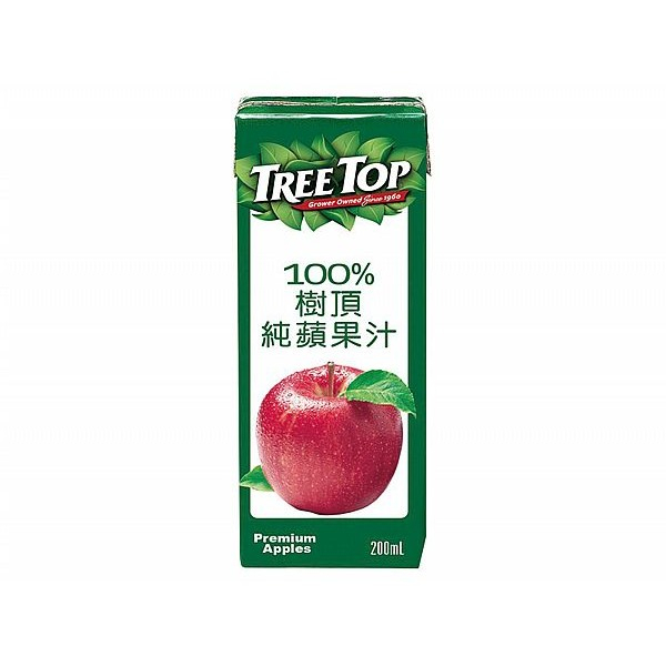 Tree Top 樹頂100%純蘋果汁(利樂包)200ml【小三美日】DS014289