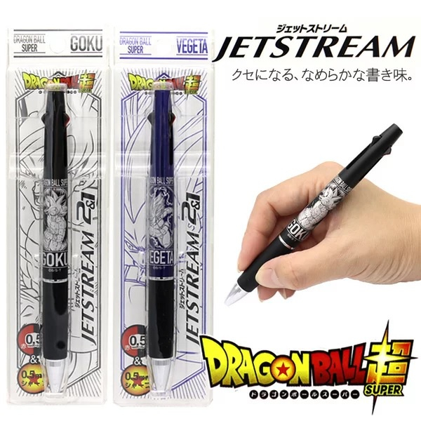 (日本製) Uni 三菱 Jetstream 2色原子筆+自動鉛筆 多功能 2+1筆 七龍珠超 航海王 油性 0.5mm