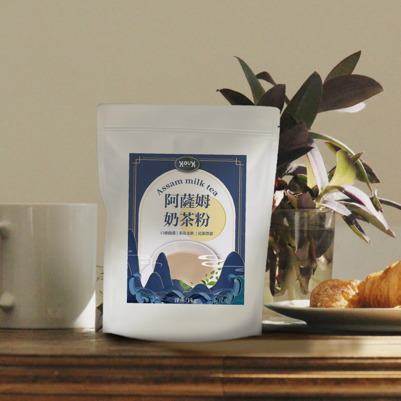 【依歐依食品】阿薩姆三合一奶茶粉 1kg 無色素 奶香四溢 茶香清新 產自台灣 可用於冷熱飲沖泡 糕點冰品製作
