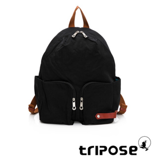 tripose CUBI微皺尼龍輕量後背包-大-經典黑TPAXT003035AB3 NT$3080