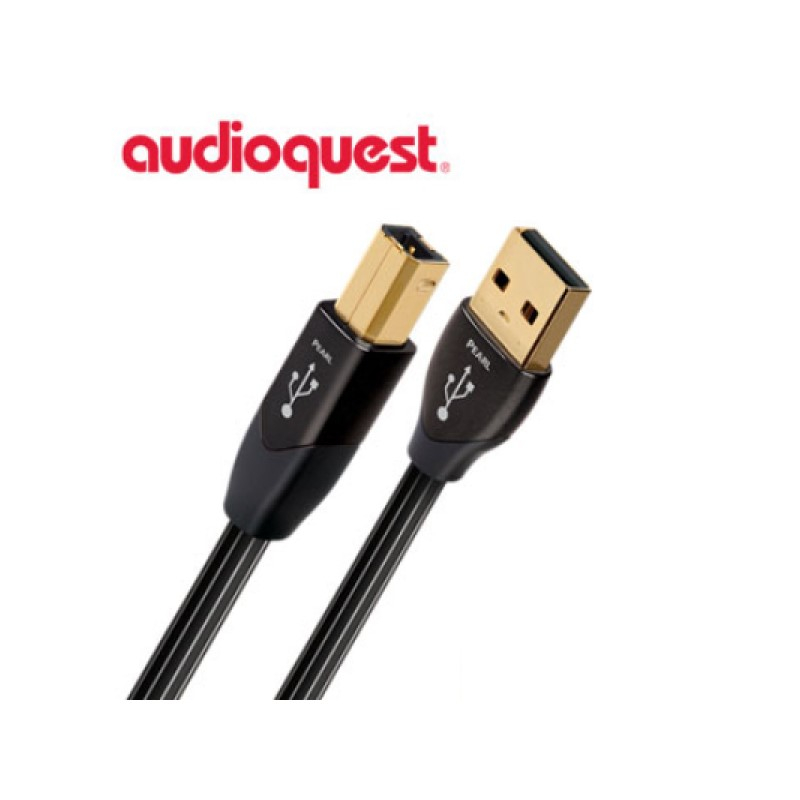 10%回饋 Audioquest Pearl USB傳輸線 數位線 發燒線 A to B 台灣公司貨｜劈飛好物