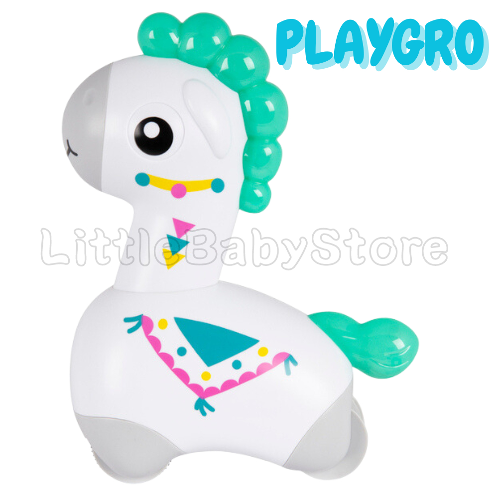 LittleBabyStore-Playgro澳洲培高 閃電羊駝聲光迴力車 PG4088174