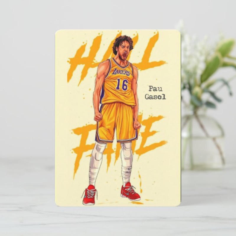Pau Gasol 賈索 NBA球星悠遊卡 E (實體悠遊卡,非貼紙) 湖人隊 Lakers
