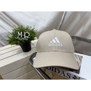 [MR.CH]adidas 愛迪達 BBALL CAP COT OSFM 棒球帽 老帽 帽子 卡其 LL3515