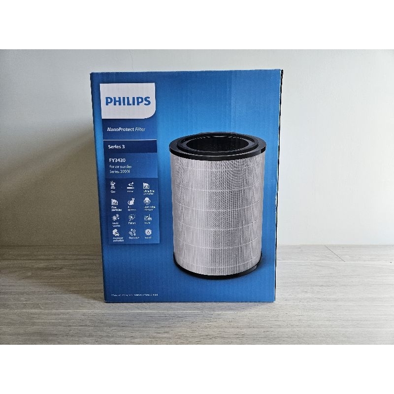 【Philips 飛利浦】空氣清淨機濾網 FY3430 適用AC3033原廠公司貨
