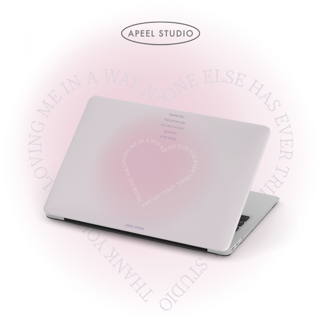 【現貨】【APEEL STUDIO】漸層LOVE MacBook 全包保護防摔殼 M2 M1 Air Pro 13寸