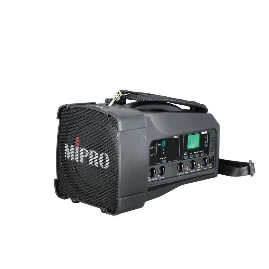 MIPRO MA-100D 單頻道迷你無線喊話器 無線擴音器  可藍芽播放音樂 公司貨 保固一年