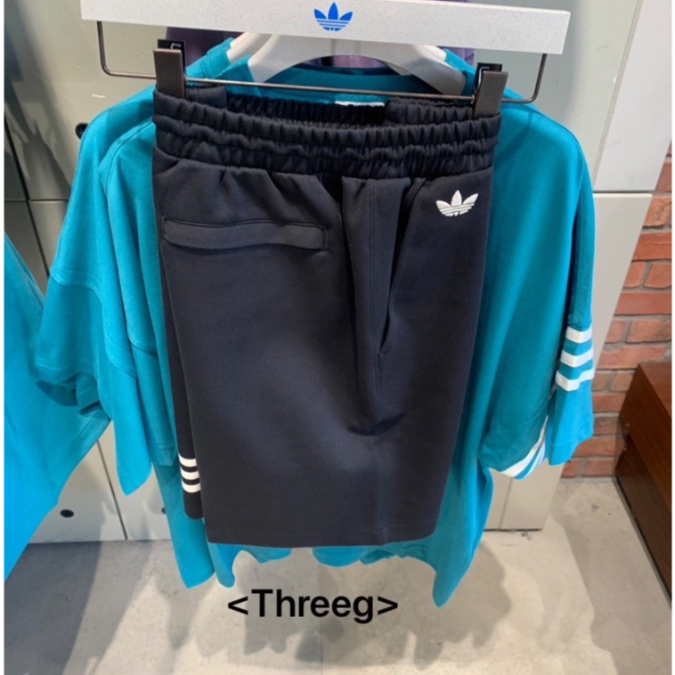 Threeg💫ADIDAS OG ADICOLOR 運動短褲 棉褲 刺繡LOGO 黑色 男款 HN6594