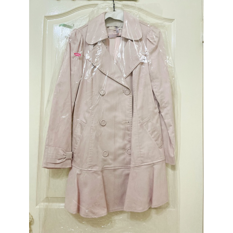 【外套】0918 粉色 風衣外套