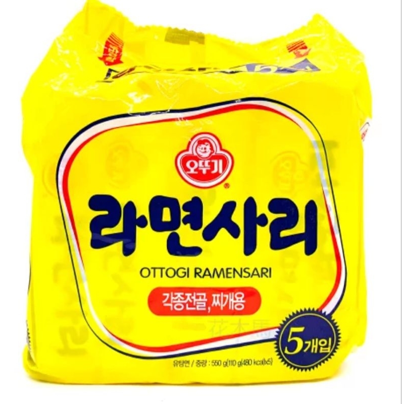韓國不倒翁Q拉麵 純拉麵 純麵條 OTTOGI
