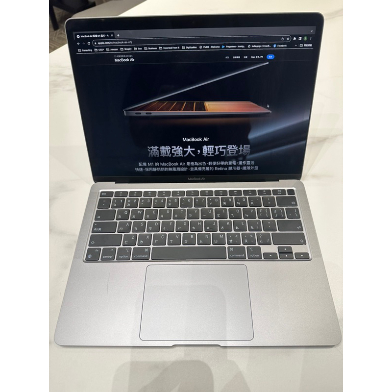 MacBook Air 13” M1 2021 16G/256G 太空灰