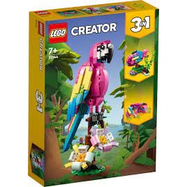自取特價600【台中翔智積木】LEGO 樂高 CREATOR 系列 三合一 31144 異國粉紅鸚鵡