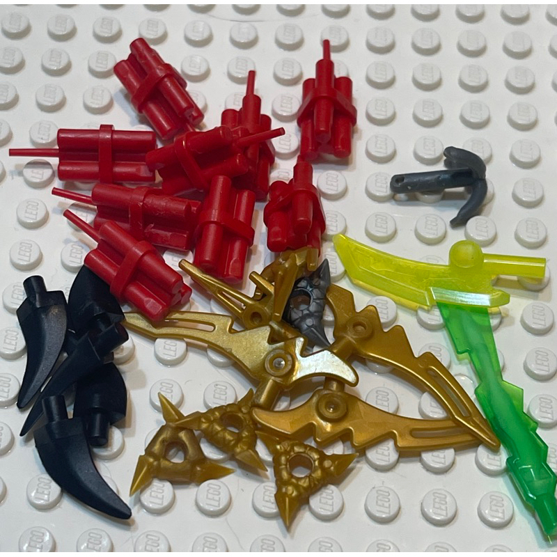 LEGO樂高 飛鏢 暗器 忍者武器 鐮刀 炸彈 刃 劍 刀（不定時更新相關商品）