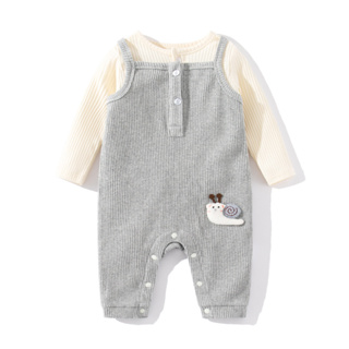 (現貨+預購)小蝸牛長袖棉質嬰兒套裝❤童裝 寶寶衣服(尺寸66-100cm)