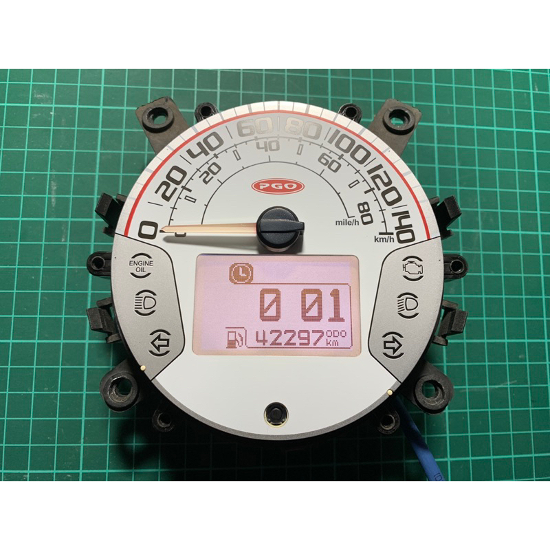 『DIY 機車偏光膜』PGO Jbubu機車 液晶儀表淡化 偏光膜 偏光片  (附按鍵)