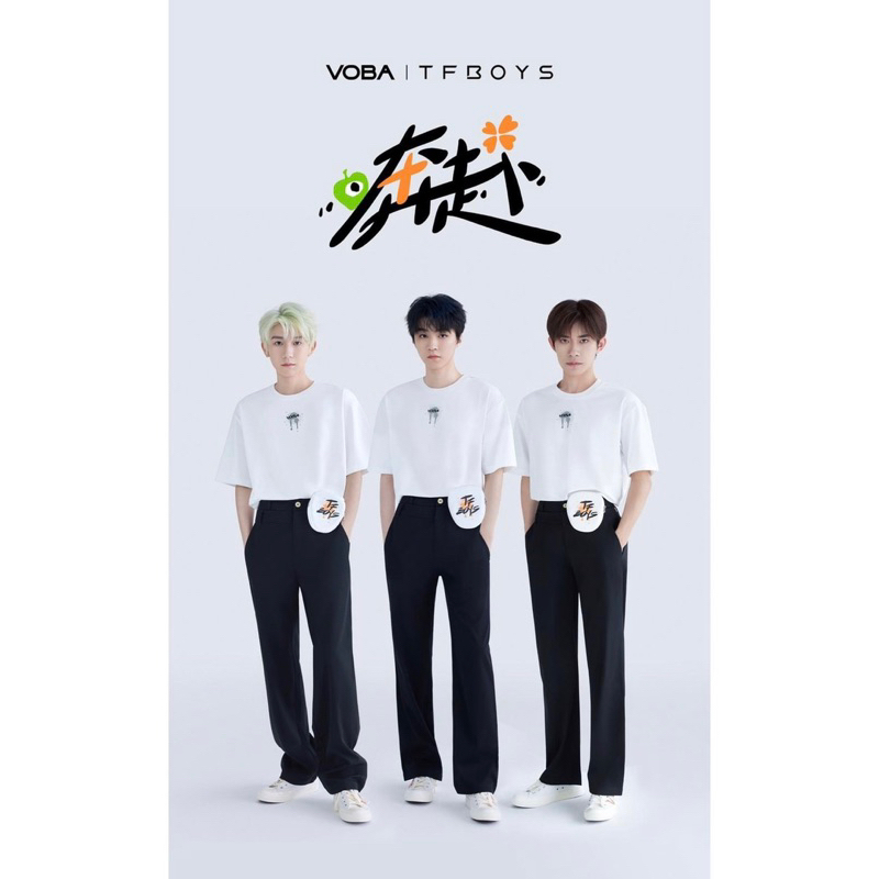 TFBOYS十週年聯名系列VOBA短袖紀念T恤王俊凱王源易烊千璽應援服 小包 官方代購