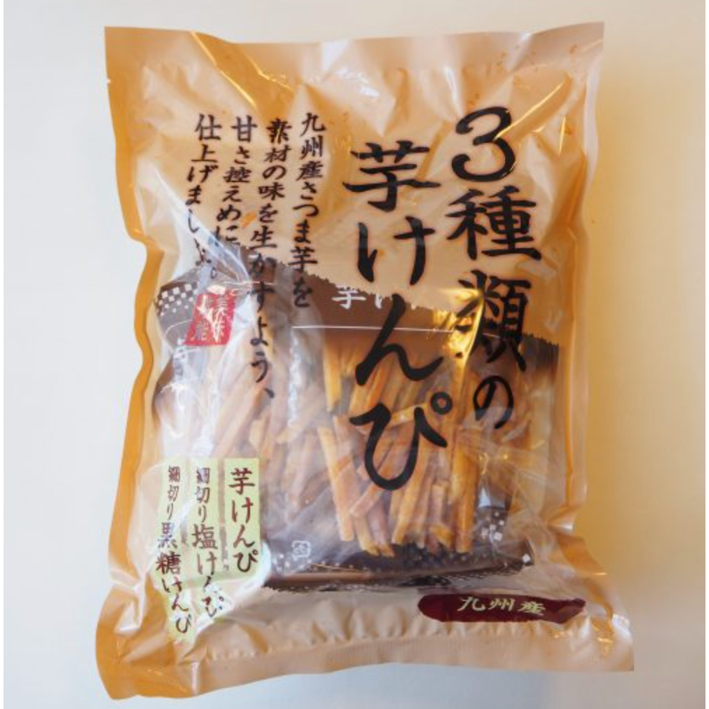 日本 九州產 地瓜薯條分享包 綜合地瓜薯條 600g