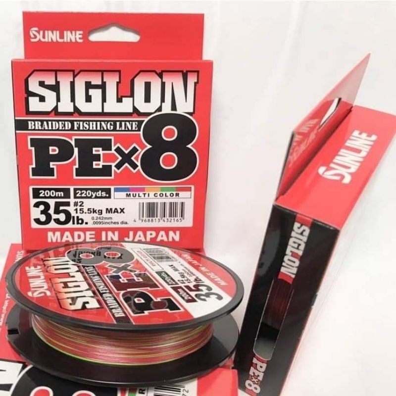 日本sunline SIGLON X8 PE 8股編織PE線 五色線 母線