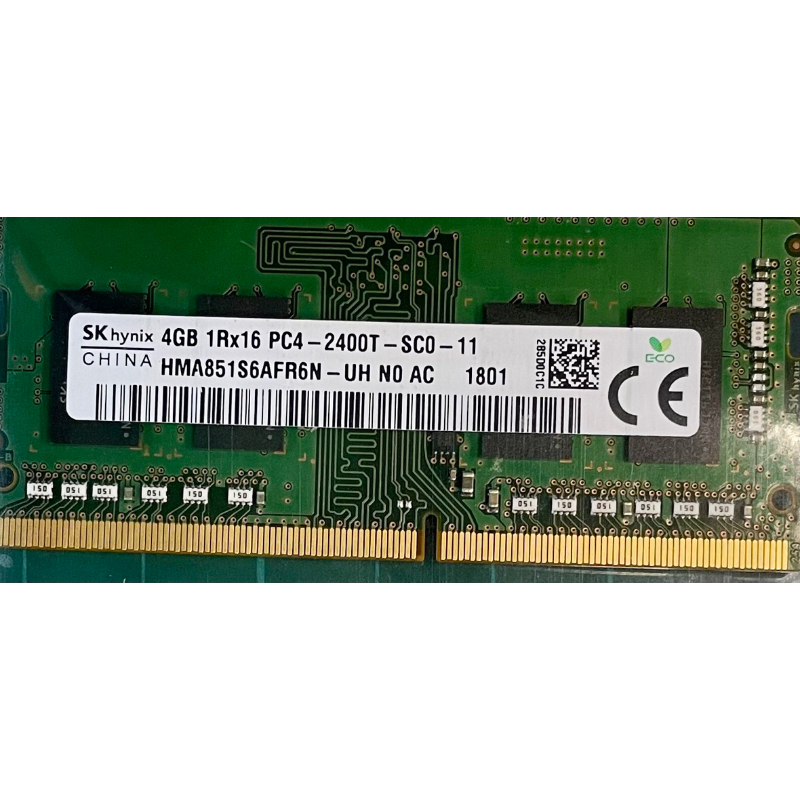 DDR4 4G 4GB 1Rx16 PC4 2400 NB 筆電 專用記憶體 原裝原廠 良品