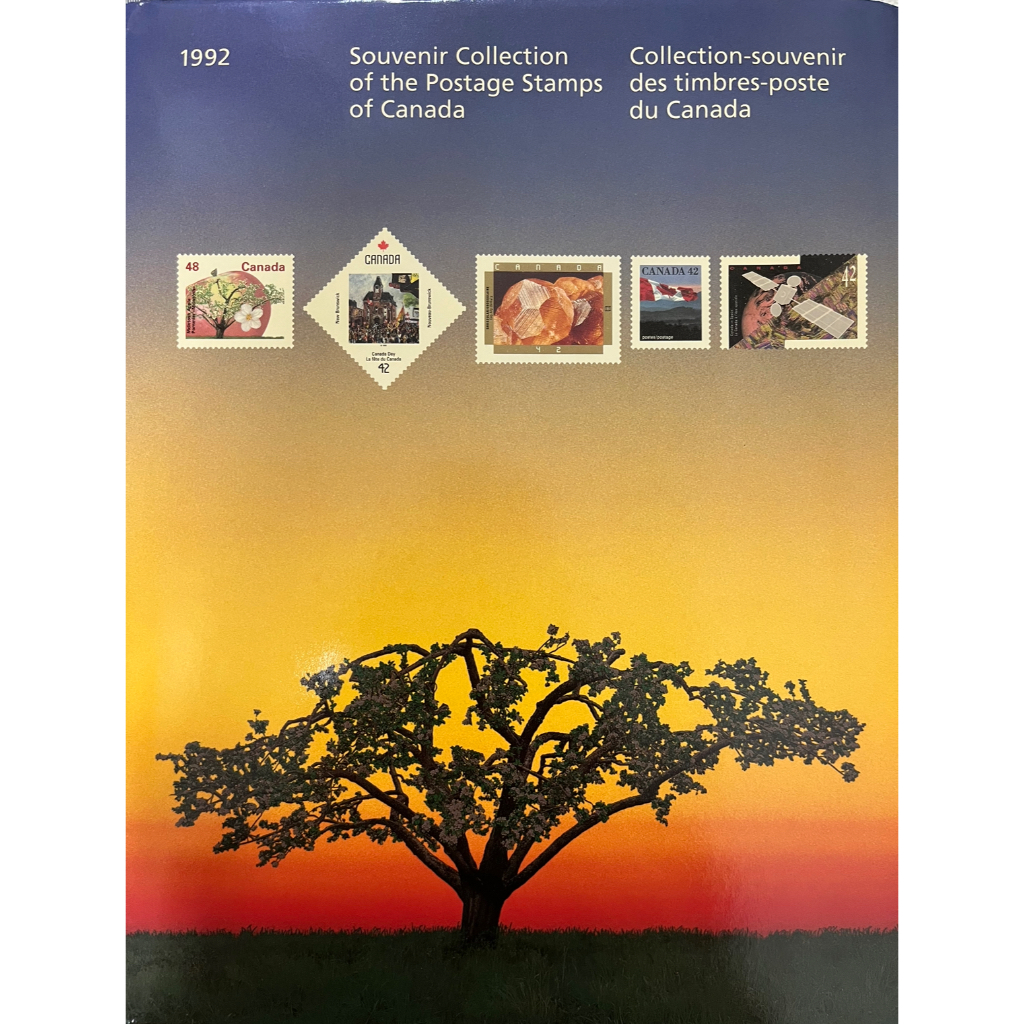 【永堂世界郵票】加拿大郵票Canada郵冊 | 1992年郵冊