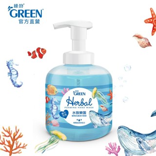 綠全新現貨/ 綠的 GREEN 植物抗菌潔手慕斯-水族樂園 400ml 洗手慕斯 洗手乳 潔手