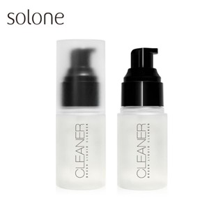 ⭐蝦皮發票⭐ Solone 刷具海綿水洗清潔液 35ml（單瓶）化妝刷具/粉撲/美妝蛋/舒芙蕾海綿清洗液 3088